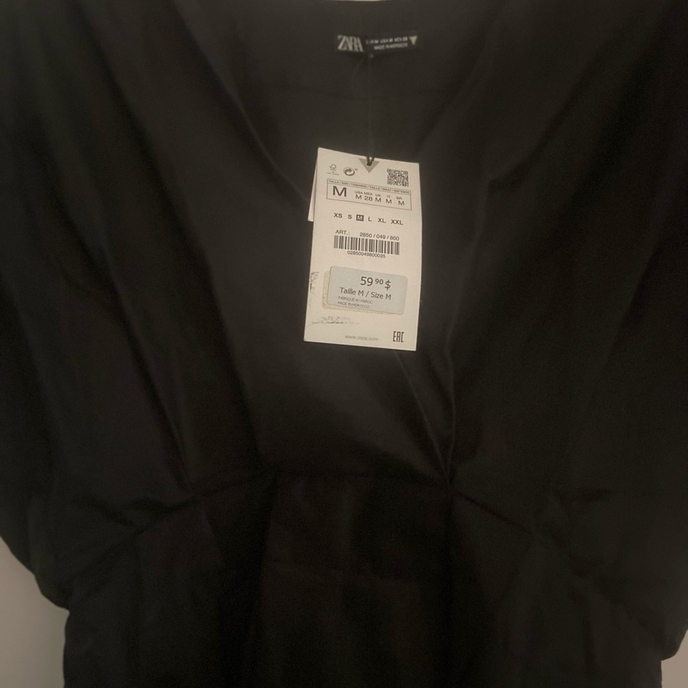 Brand new Zara poplin dress
